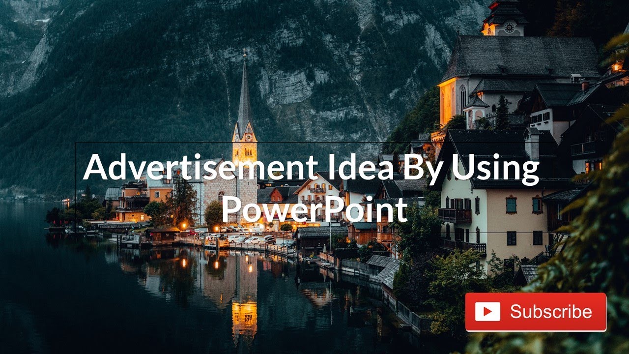 Advertisement Made By Using PowerPoint 2016 - YouTube
