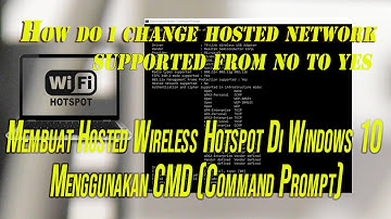 Hosted Network Support : No..... How to fixed it