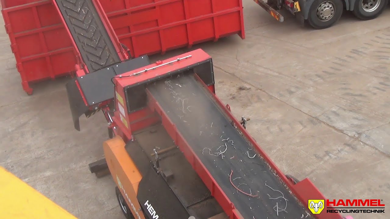 HAMMEL Nachzerkleinerer HEM 400 D -  Kabel schreddern/ secondary shredder - Cable shredder