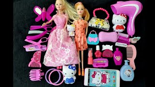 DIY Miniature Barbie Doll Ideas | Satisfying Unboxing With Beautiful Hello Kitty Barbie Doll Make Up