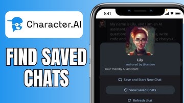How To Find Saved Chats On Character AI | Save Chats On Character AI