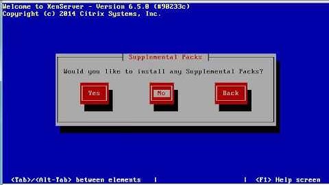 XENSERVER 6.5.0 Step by Step Installation Part 1