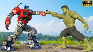 Hulk vs Optimus Prime Latest Battle - Transformers One - 2024 擎天柱的亮点 | Universal Pictures [HD]