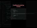 conditional rendering in react js #codeshuru #javascript #programming