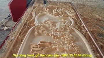 Nhận Gia Công Khắc CNC Gỗ Giá Rẻ Tại TPHCM | Gia Công Cắt Khắc CNC