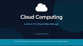 Lecture 12: Cloud Data Storage