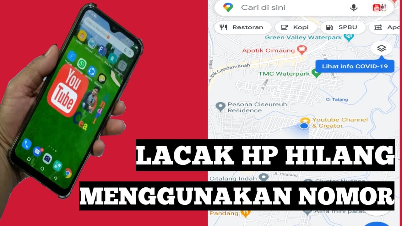 Melacak hp hilang menggunakan nomor 