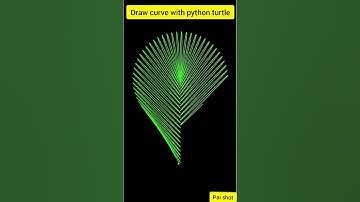Amazing curve with python turtle and parametric equation#shorts 😜 😜