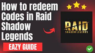 ✅ How to REDEEM Codes in Raid Shadow Legends 🎁 FREE Rewards & Promo Codes 2026