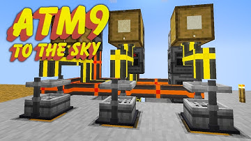 Flux Sieve Automation! - ATM9 To The Sky Ep2