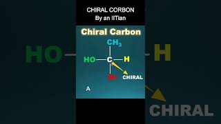 Chiral Carbon Explained in 1 minute 🔥 #neet #jee #chemistry #education #science #jeeproblems