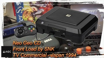 TV Commercial Retrogame - NEO GEO CD Front Load by SNK - 3rd rev. JP 1994 | Game Archive
