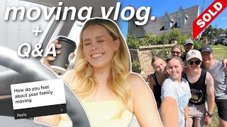 MOVING VLOG (My Family Moved ) + Life Update Q&A!