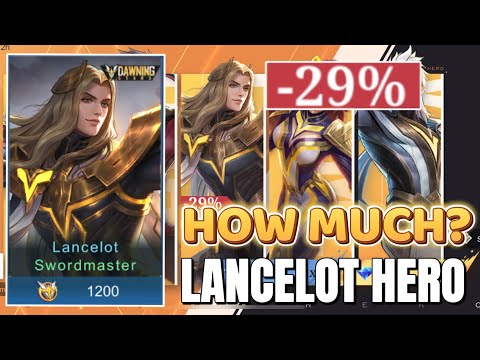 LANCELOT HERO SKIN DRAW‼️ How much is lance swordmaster? -29% discount😻