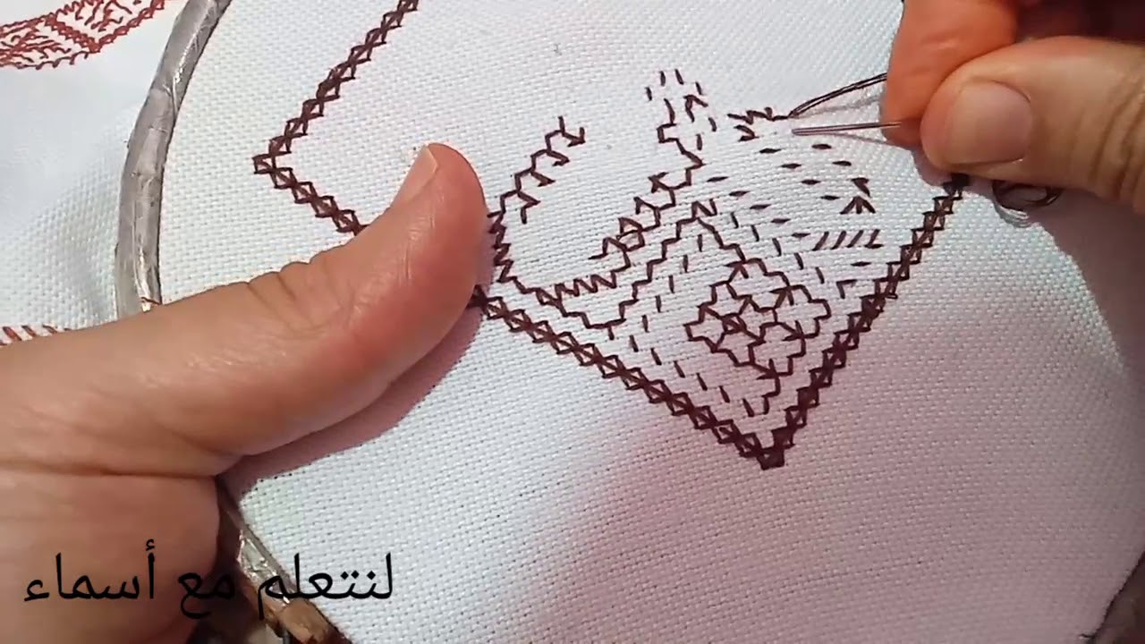 تعلم الطرز الفاسي:قبة ليزار والمخاد،سلسلة دروس المبتدئات_الجزء2