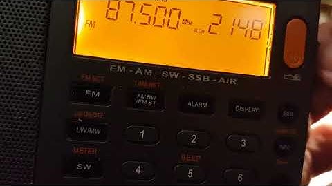 XHDATA D-808 fm Band tuning issue.