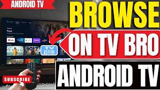 Android TV: How To Browse on TV Bro | How To Use TV Bro Browser on Android TV screenshot 2