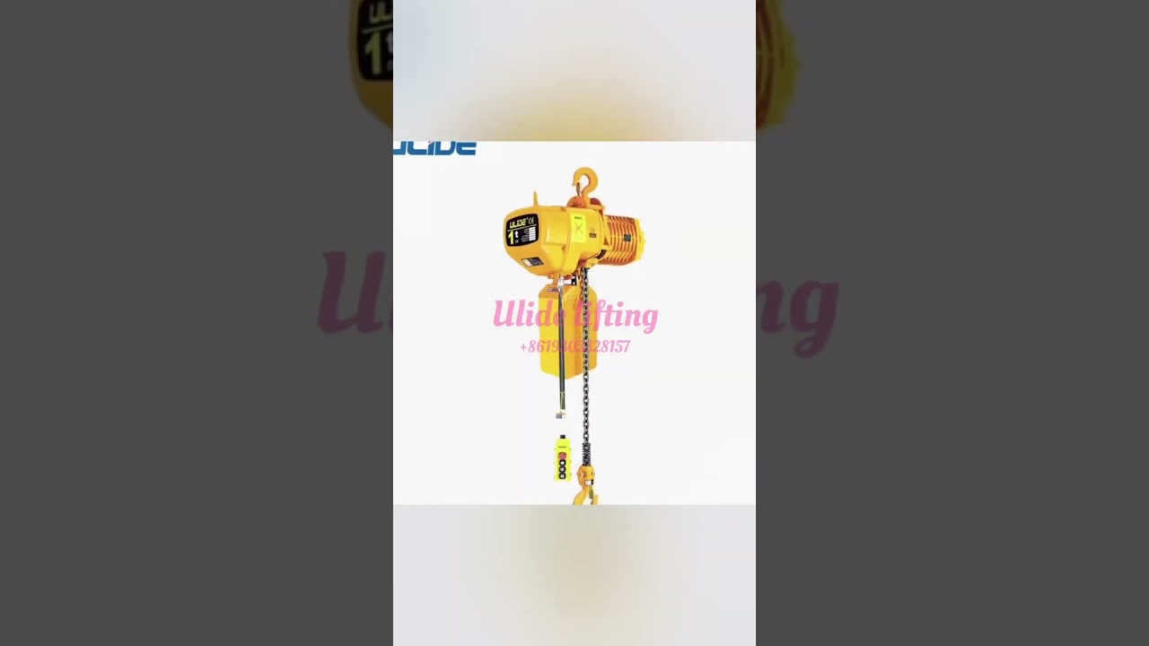 We are professional in making safe efficient and high quality electric chain hoists.