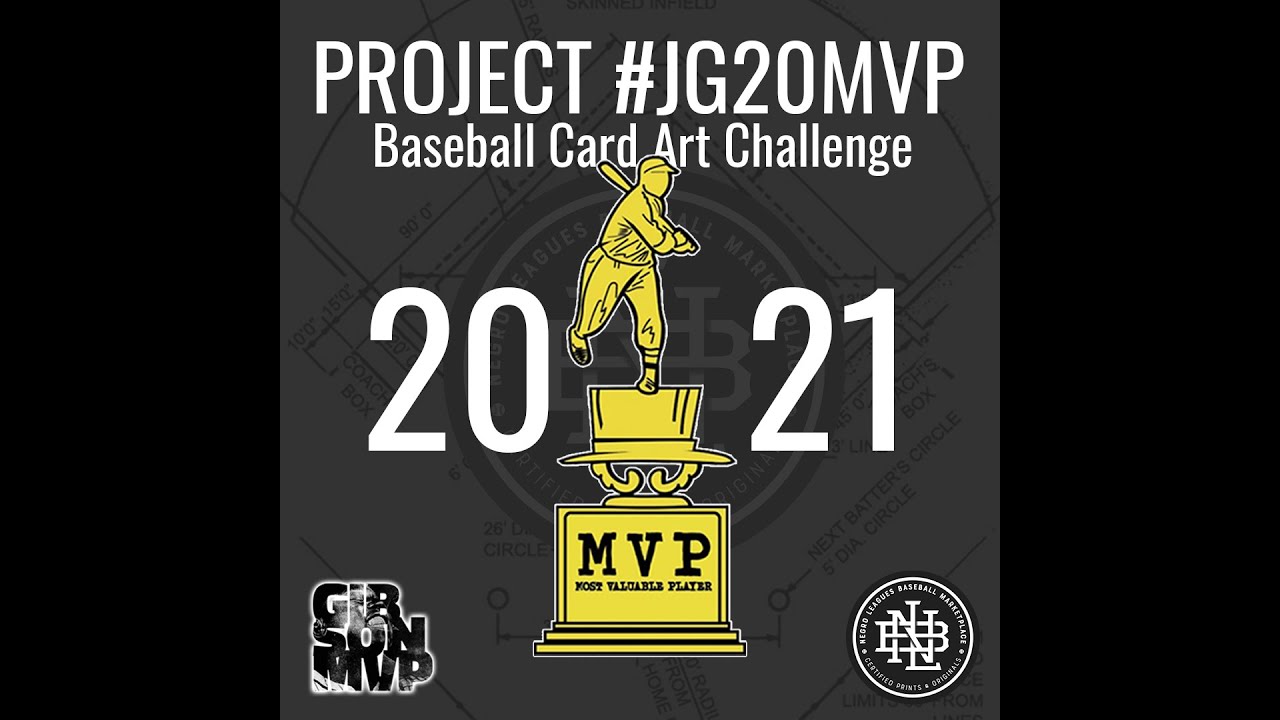 Project JG20MVP Baseball Card Art Campaign YouTube
