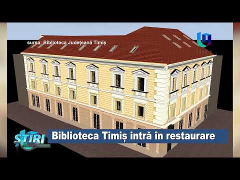 Biblioteca Timiș intră în restaurare