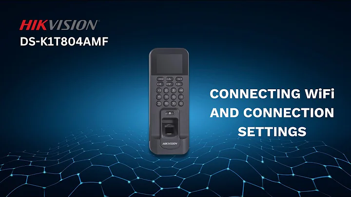 BioSyn Hikvision DS-K1T804AMF  -  Connecting WiFi & Connection Settings