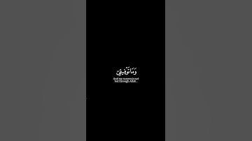 ﴿وما توفيقي إلا بالله عليه توكلت وإليه أنيب﴾ سورة هود سعد الغامديMuslim book