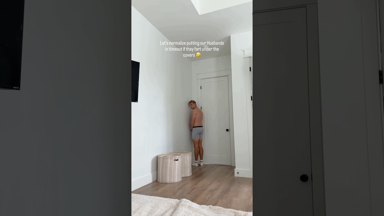 I put my husband in timeout 🤣