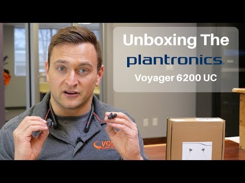 Plantronics Voyager 6200 UC VoIP headset | Unboxing