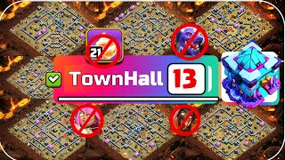 TOP 20 NEW BEST 🔥 TH13 WAR BASE LINK 2025, TH13 ANTI 2 STAR WAR BASE, TH13 CWL BASE CLASH OF CLANS