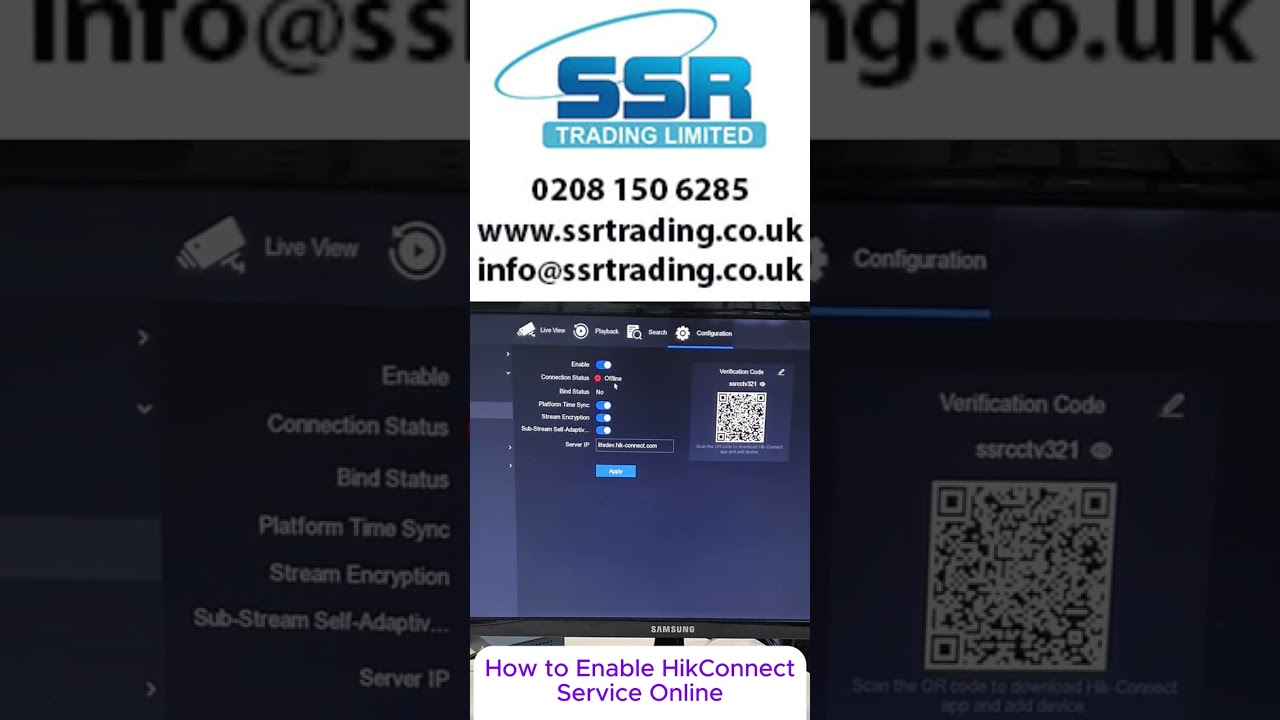 How to enable the Hik-Connect service online on a Hikvision DVR or NVR