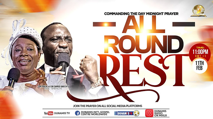 MID NIGHT PRAYER COMMANDING THE DAY || ALL-ROUND REST ||. 11-02-2025