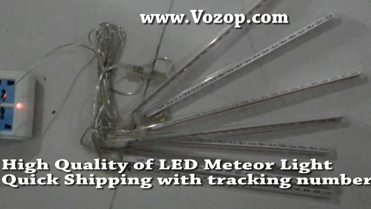 Multiple Colors LED Meteor Light RGBY Tubes LED Snowfall Flashing