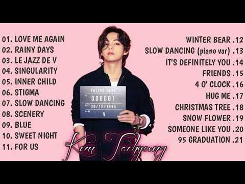 V (TAEHYUNG) ALL SONGS PLAYLIST 2023 | solo