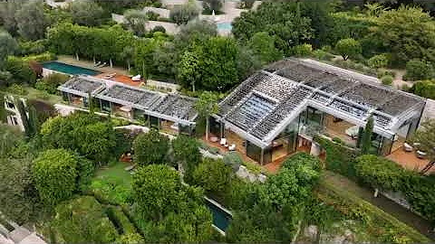 Touring a $52,500,000 BATMAN Inspired Glass and Steel Mansion @@@ 18