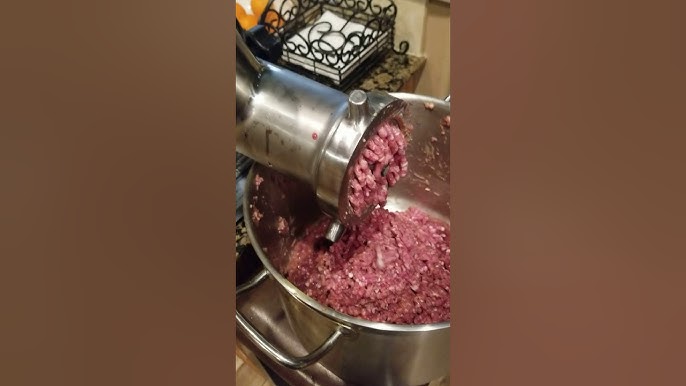 Terrific Meat Grinder for Preparing Fresh Dog Food — Ballyhara