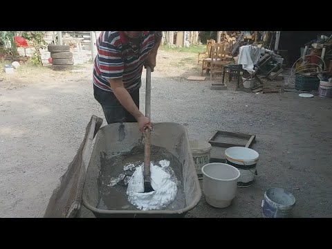 Βίντεο: Πώς φτιάχνετε το κονίαμα άμμου και ασβέστη;