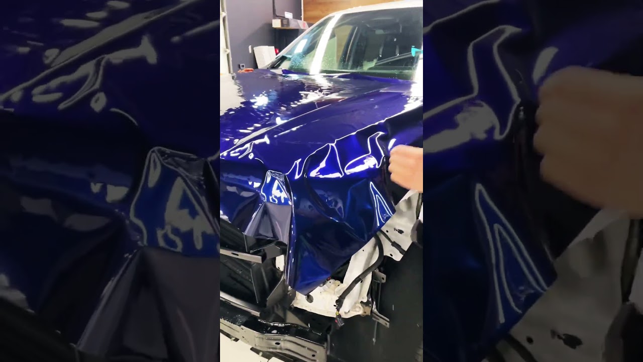 Единственный #cadillacescalade 5 gen в ярко синем цвете! Оклеиваем в цветной полиуретан.