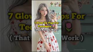 7 Glow Up Tips for Teenagers ✨🌷|| #motivation #fashion #makeup #students #trending #shorts