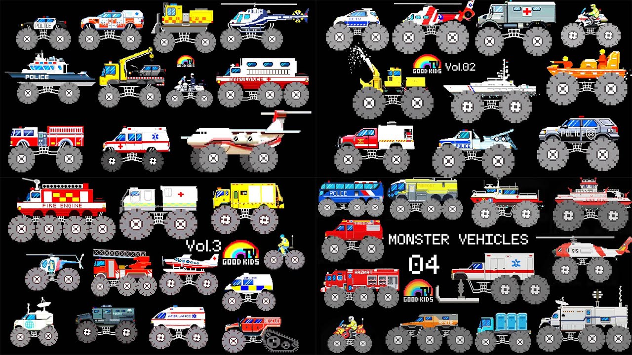 Monster Vehicles Collection