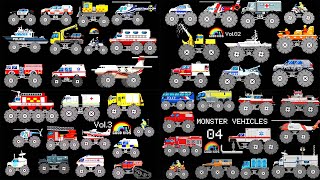 Monster Vehicles Collection Wealth