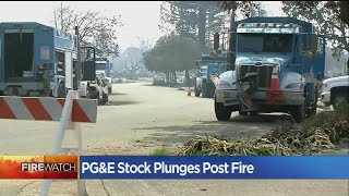 PG&E Stock Plummets After Fire