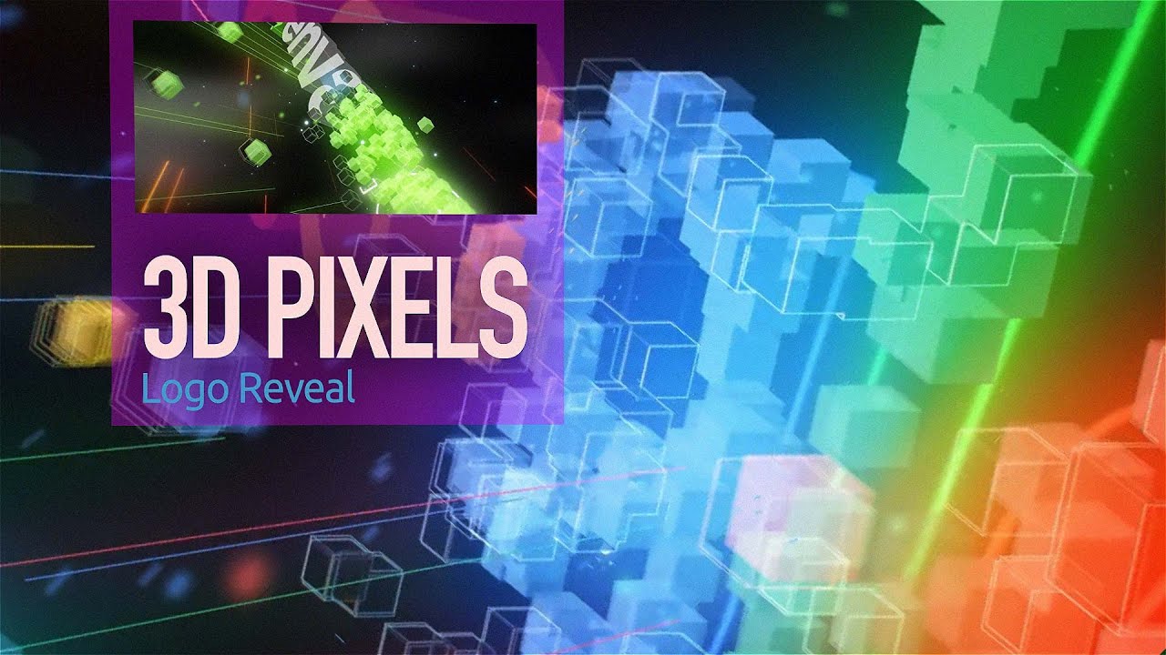 3D Pixels Logo Reveal - YouTube