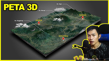 Tutorial Membuat Peta 3D Keren seperti Angga Febriano || Cocok untuk Sampul, Persentase, Brosur, dll