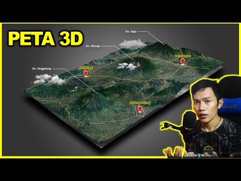 Tutorial Making Cool 3D Maps || Suitable for Covers, Percentages, Brochures