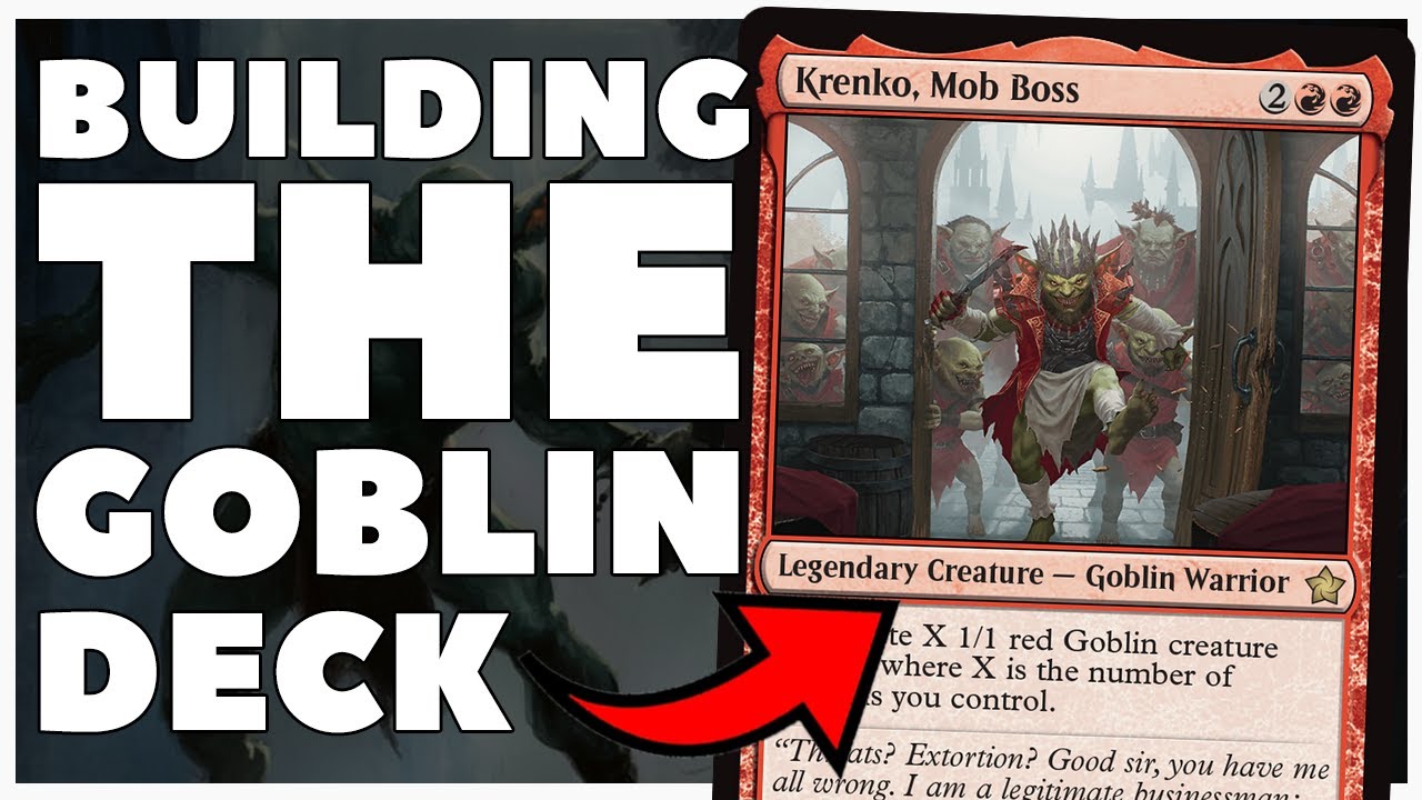 best goblin deck mtg commander MTG Commander Goblin Deck EDH Deck Krenko, Mob Boss 100 Magic Cards Custom  Deck Goblins Red main image 1