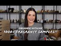 Organise my perfume sample collection with me  over 1000 samples  fragrance chit chat 