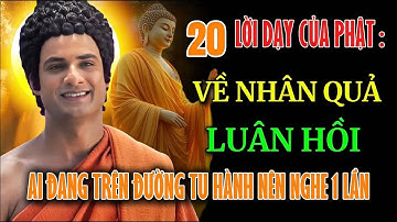 20 LỜI PHẬT DẠY VỀ LUẬT NHÂN QUẢ LUÂN HỒI - AI ĐANG TRÊN ĐƯỜNG TU ĐẠO . NÊN NGHE ÍT NHẤT 1 LẦN !