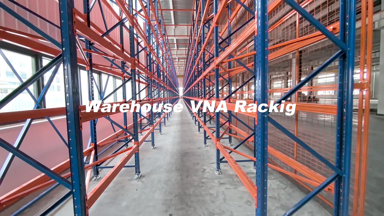 Warehouse VNA Racking Storage Solution - YouTube