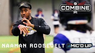 Naaman Roosevelt Mic'd Up at the CFL Combine
