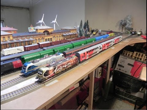 Roco Ho Dcc Model Train Layout Update 49 OBB 1116 Mozart Music - YouTube